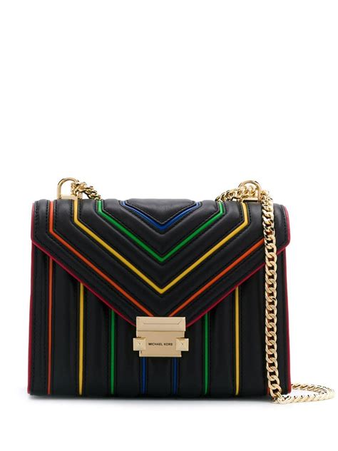 michael kors rainbow|michael kors black rainbow bag.